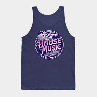 HOUSE MUSIC  - Circa Old School (pink) Tank Top